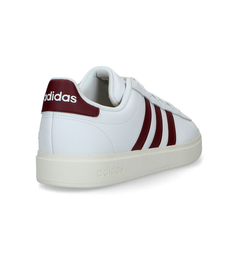 adidas Grand Court 2.0 Baskets en Blanc pour hommes, garçons (350086) - pour semelles orthopédiques