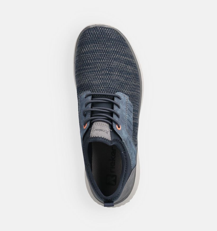Rieker Chaussures &agrave; lacets en Bleu pour hommes (367559)