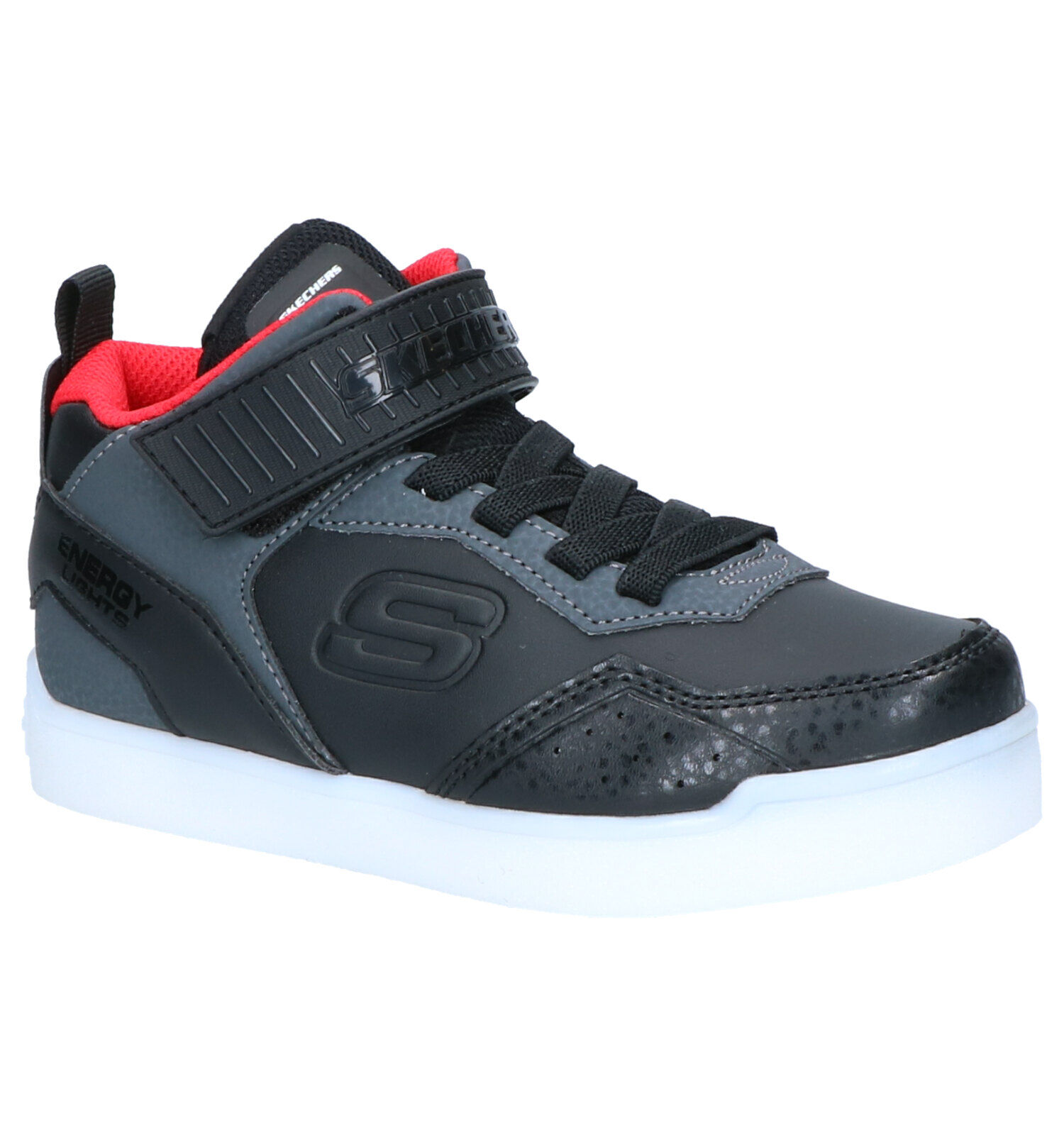 Skechers energy lights zwarte sneakers top