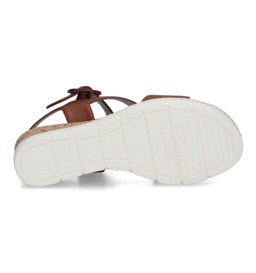 Jana Cognac Sandalen voor dames (323024)