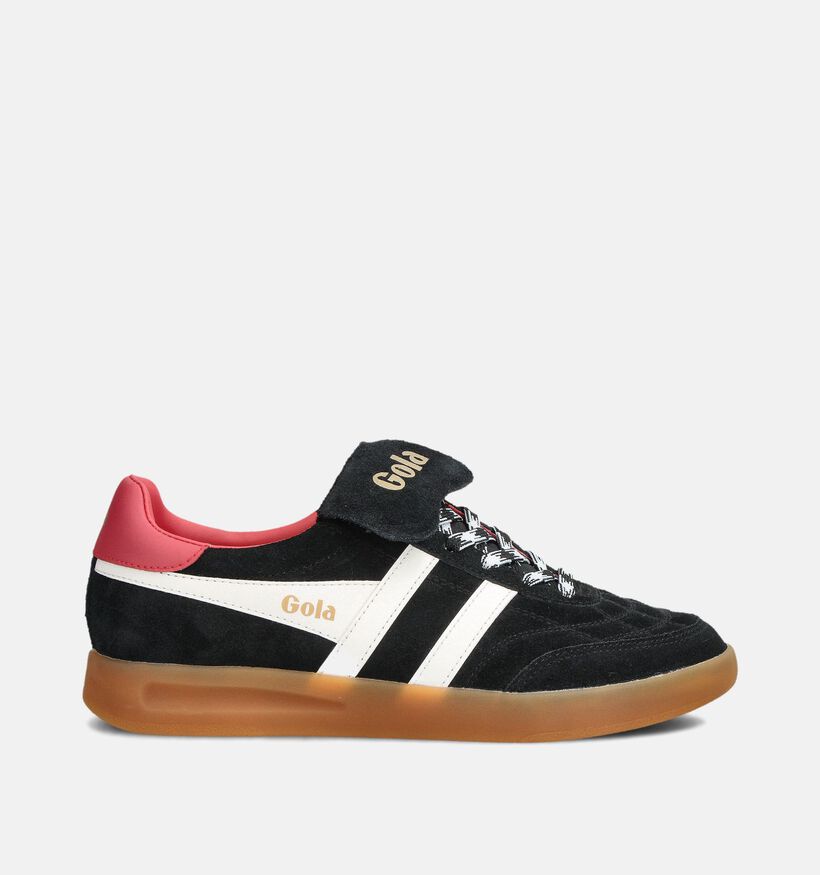 Gola Stadia 86 Zwarte Sneakers voor dames (360815) - geschikt voor steunzolen