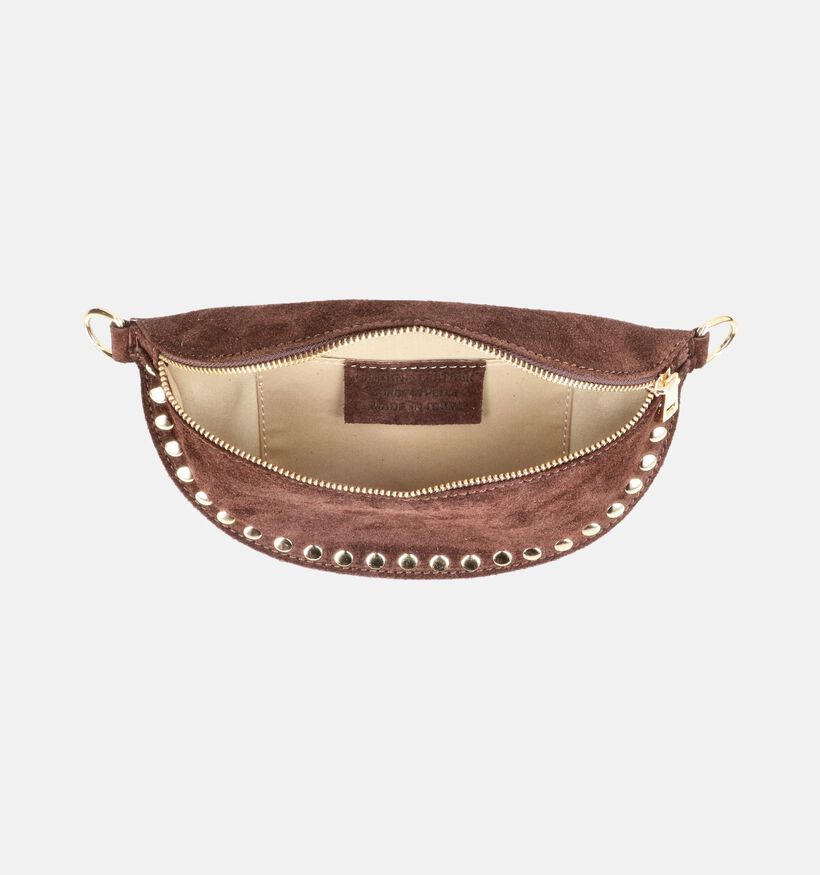 Via Limone Donkerbruine Crossbodytas voor dames (376341)