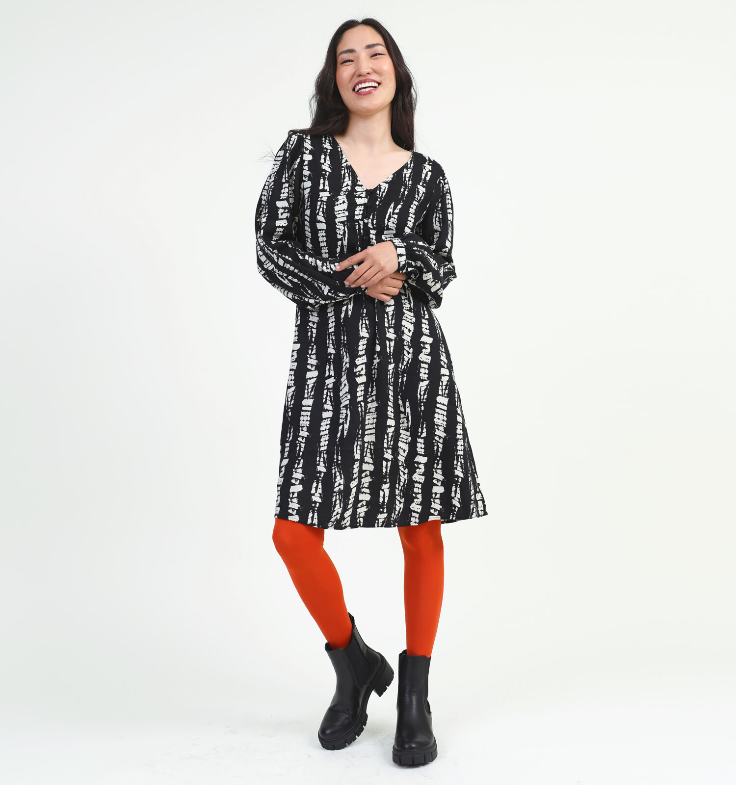 Vero Moda Cevi Zwarte A lijn jurk Dames Kleedjes Online op TORFS.BE