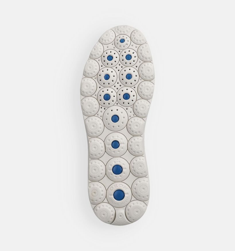 Geox Spherica Slip-ons en Blanc pour hommes (367987) - pour semelles orthop&eacute;diques