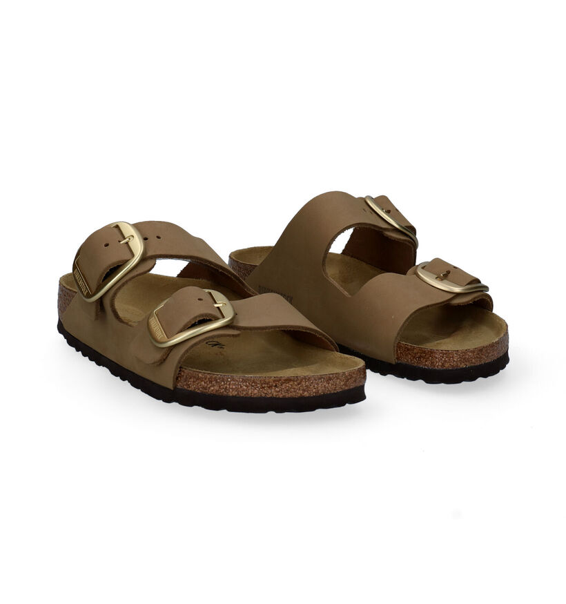 Birkenstock Arizona Big Buckle Nu-pieds en Noir pour femmes (322632)