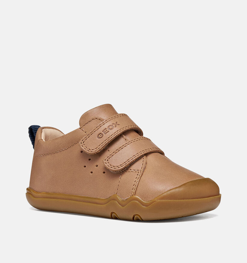 Geox Steppieup Bruine Babyschoenen voor meisjes, jongens (377747)