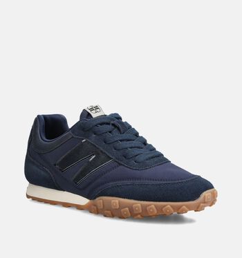 Laurent David Sneakers Bruin/Blauw/Bordeaux