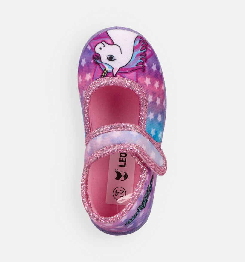 Leomil Unicorn Magic Roze/Paarse Pantoffels voor meisjes (381811)