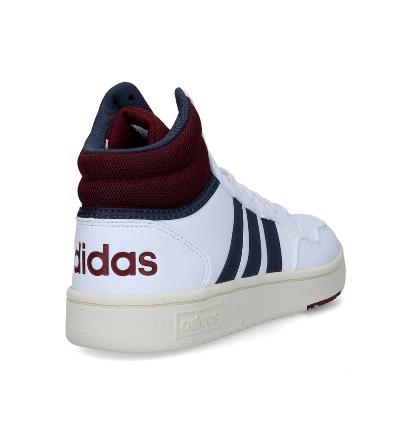 adidas Hoops 3.0 Mid Baskets en Blanc pour hommes (319019)