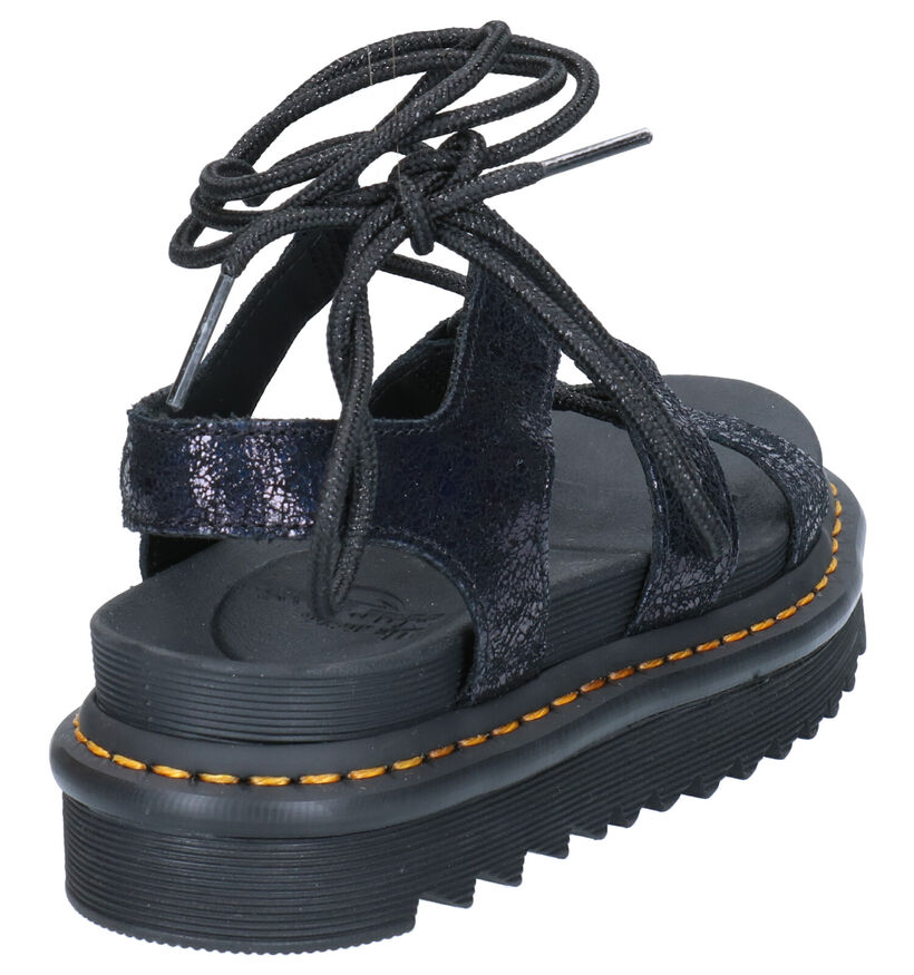 Dr. Martens Nartilla Zwarte Sandalen in leer (265533)