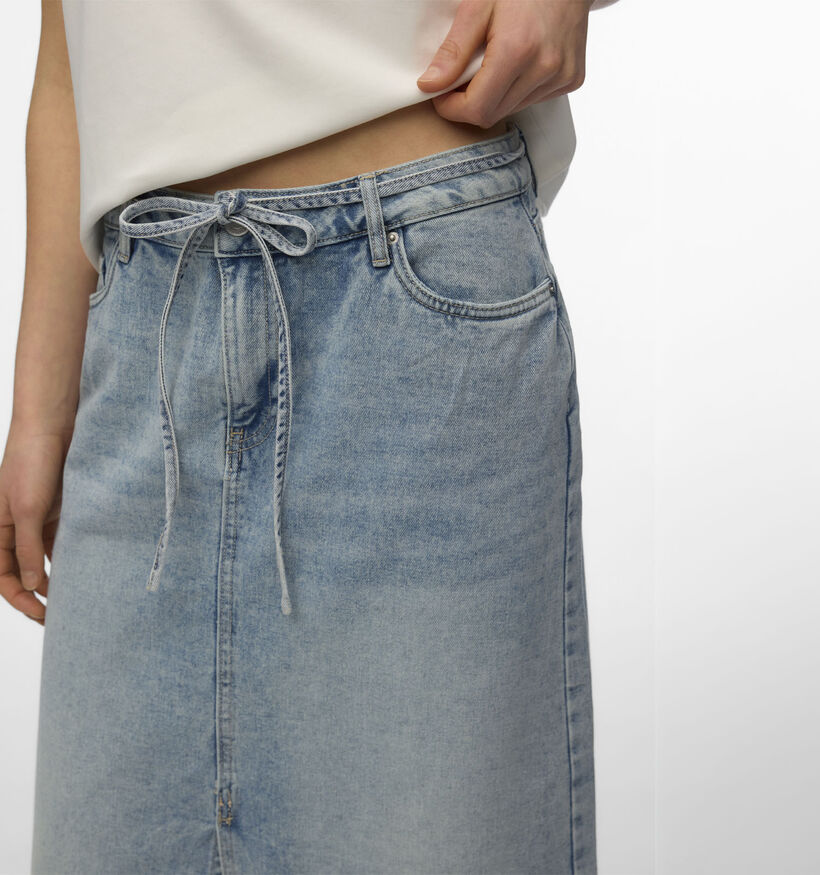 Vero Moda Wien Long Belt Jupe en Bleu pour femmes (367154)