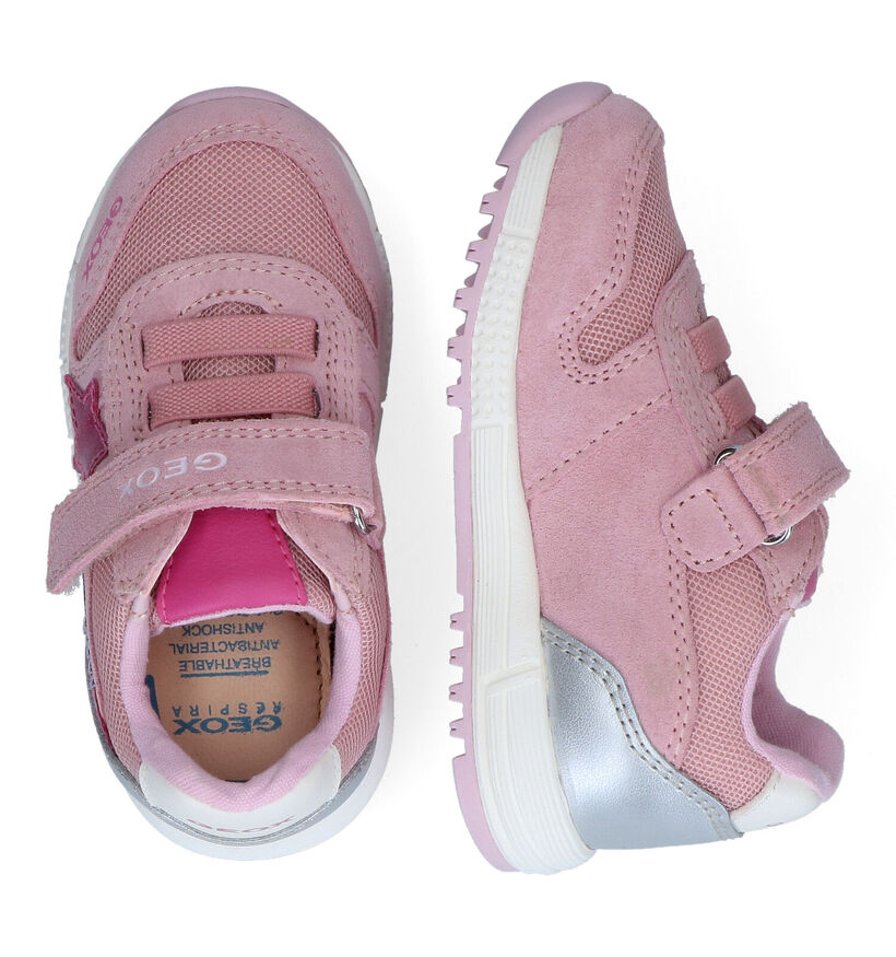 Geox Alben Roze Sneakers in nubuck (310993)