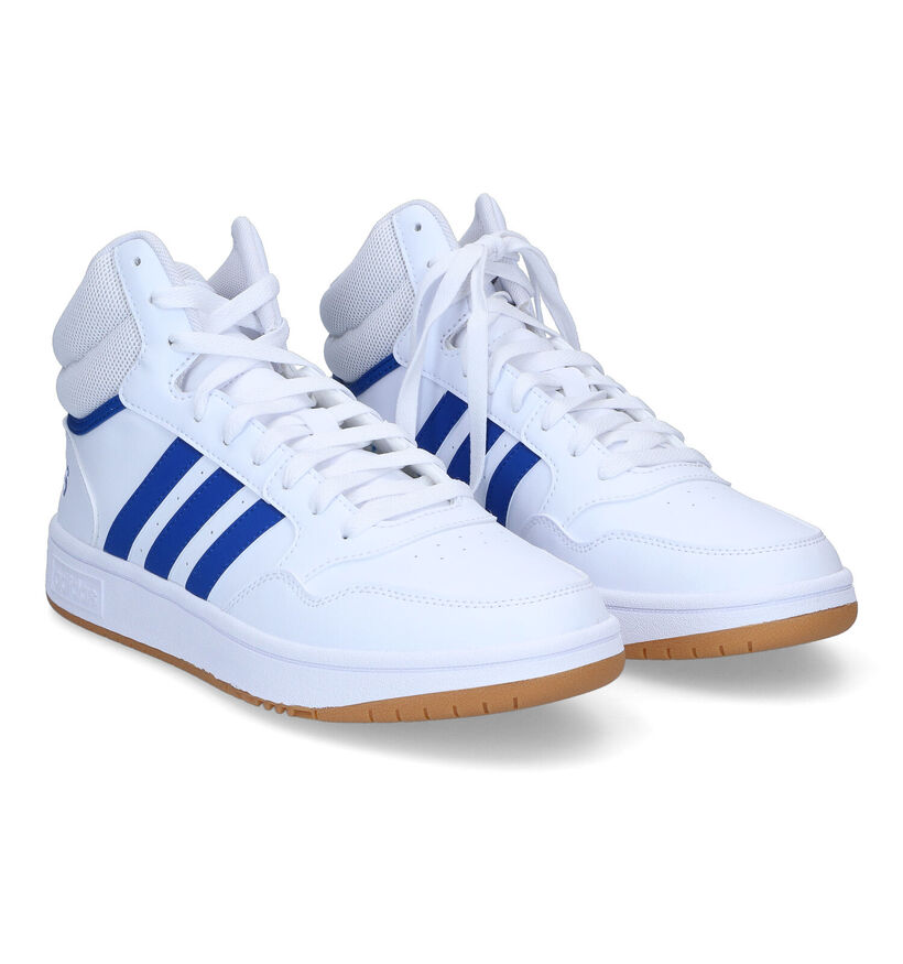 adidas Hoops 3.0 Mid Zwarte Sneakers voor heren (326291)