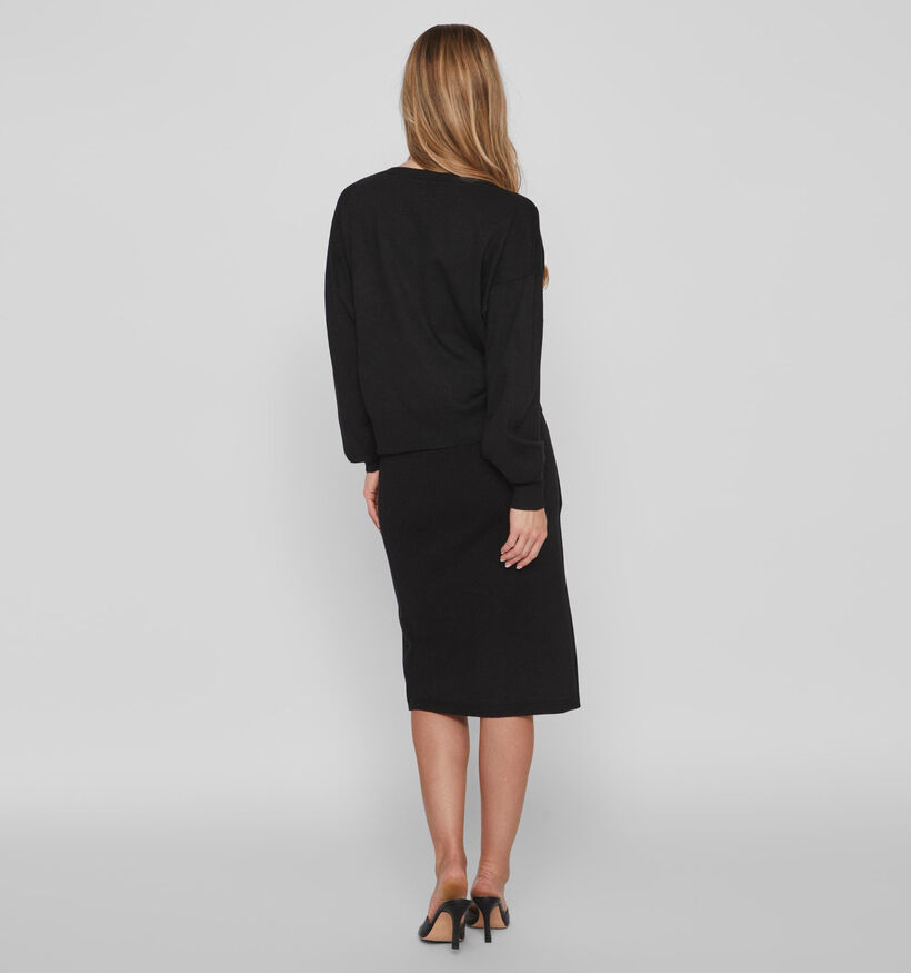 Vila Comfy Jupe tricoté en Bleu pour femmes (328909)