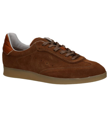 Veterschoenen cognac