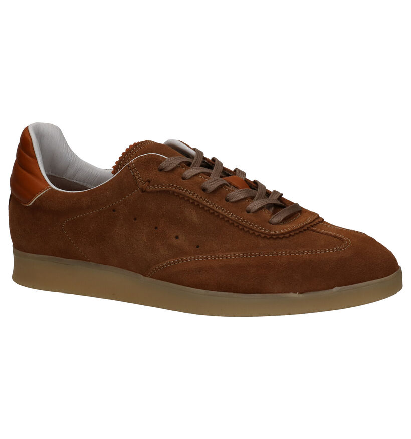 Borgo Sport Montreal Chaussures à lacets en Cognac pour hommes (274005) - pour semelles orthopédiques