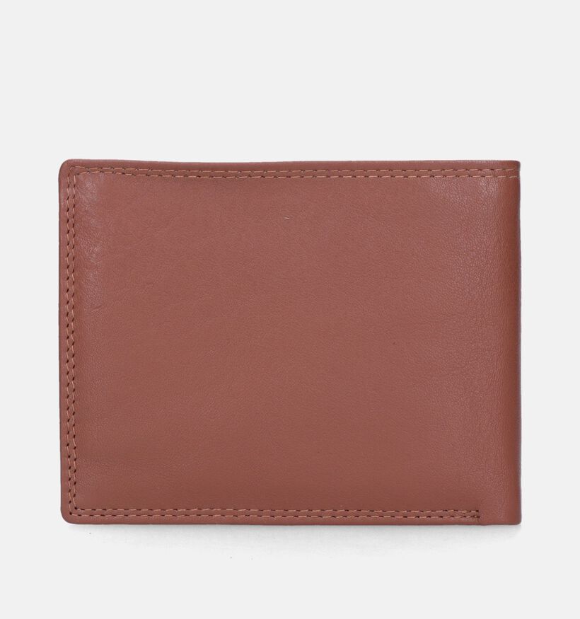 Euro-Leather Portefeuille en Cognac pour hommes (338202)