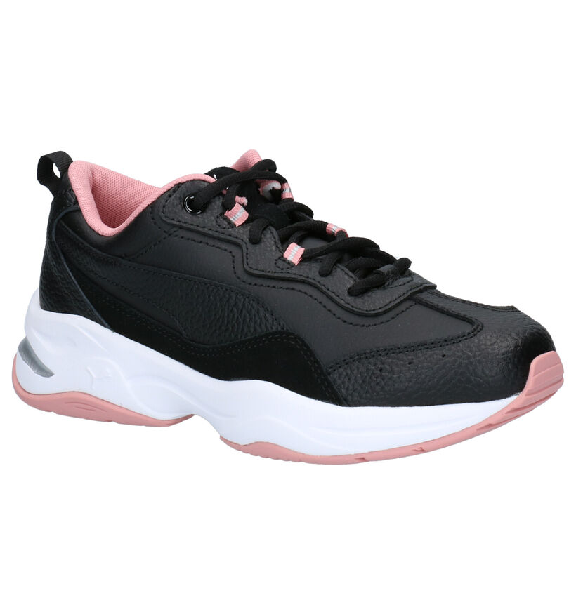 Puma Cilia Lux Baskets en Blanc en cuir (252593)