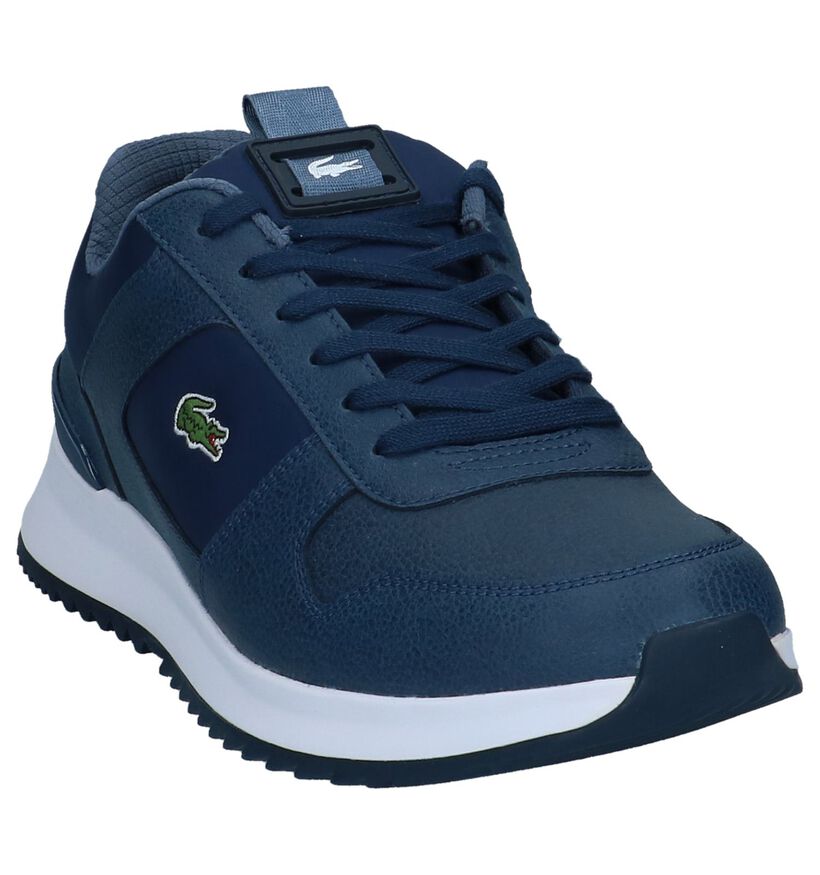 Donker Blauwe Sneakers Lacoste Joggeur in leer (222668)