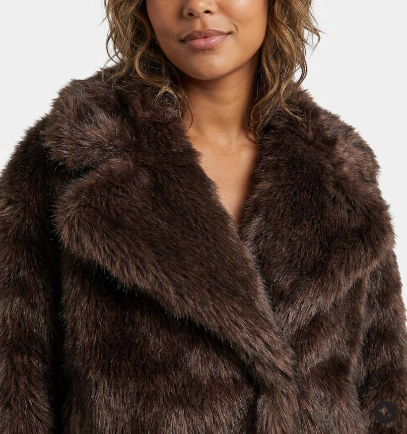 Laurent David Manteau court en Marron pour femmes (382020)