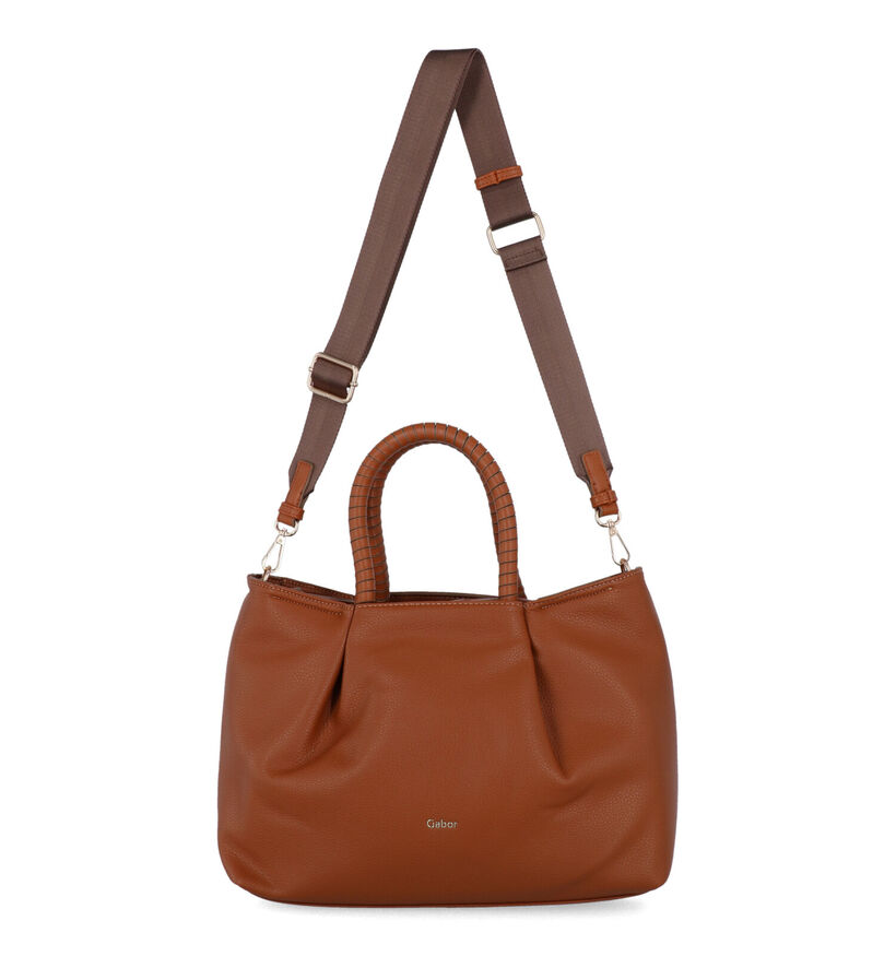 Gabor Andie Cognac Shopper Tas met Rits voor dames (324647)