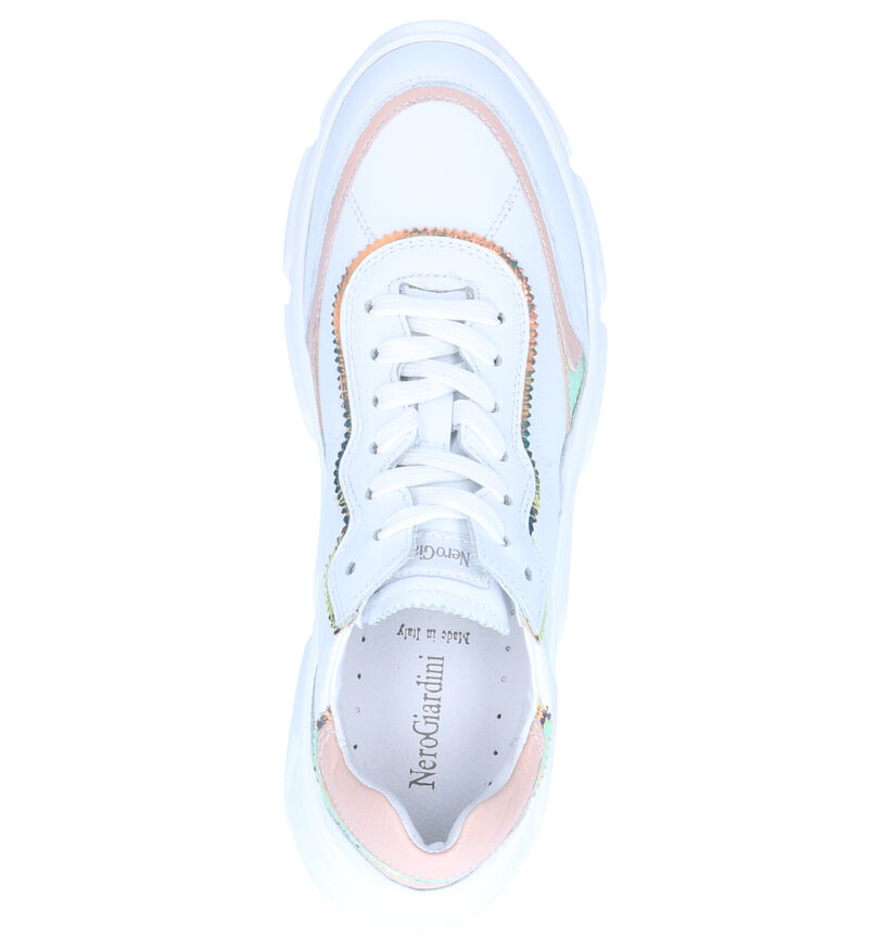 NeroGiardini Witte Sneakers in leer (274393)