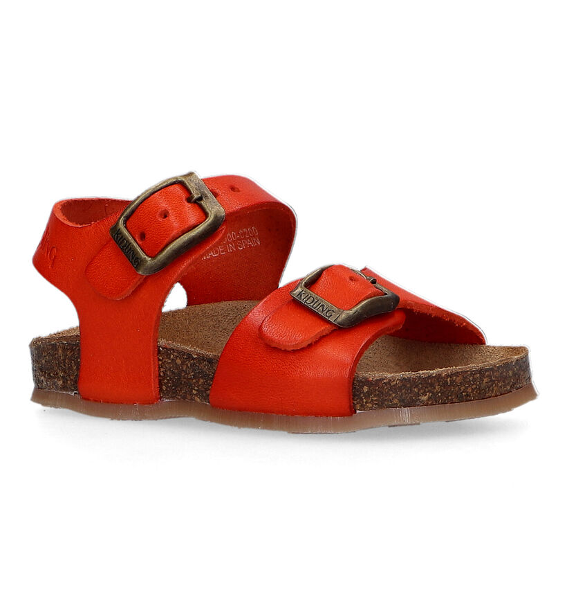 Kipling Easy Oranje Sandalen in leer (324448)