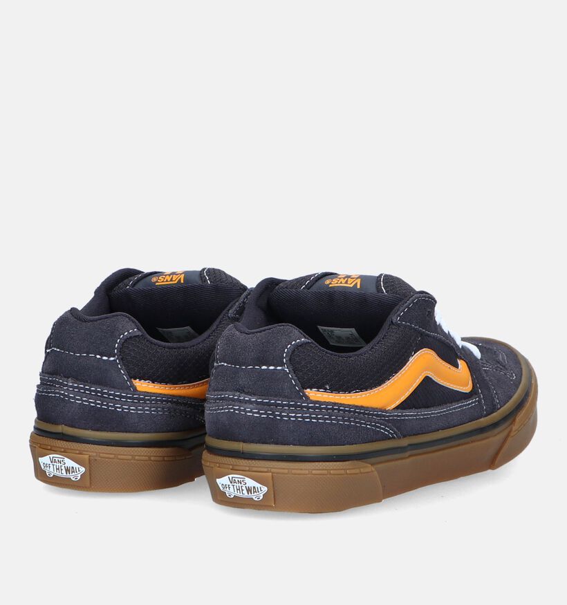 Vans Caldrone Baskets de skate en Bleu pour garçons (327958)