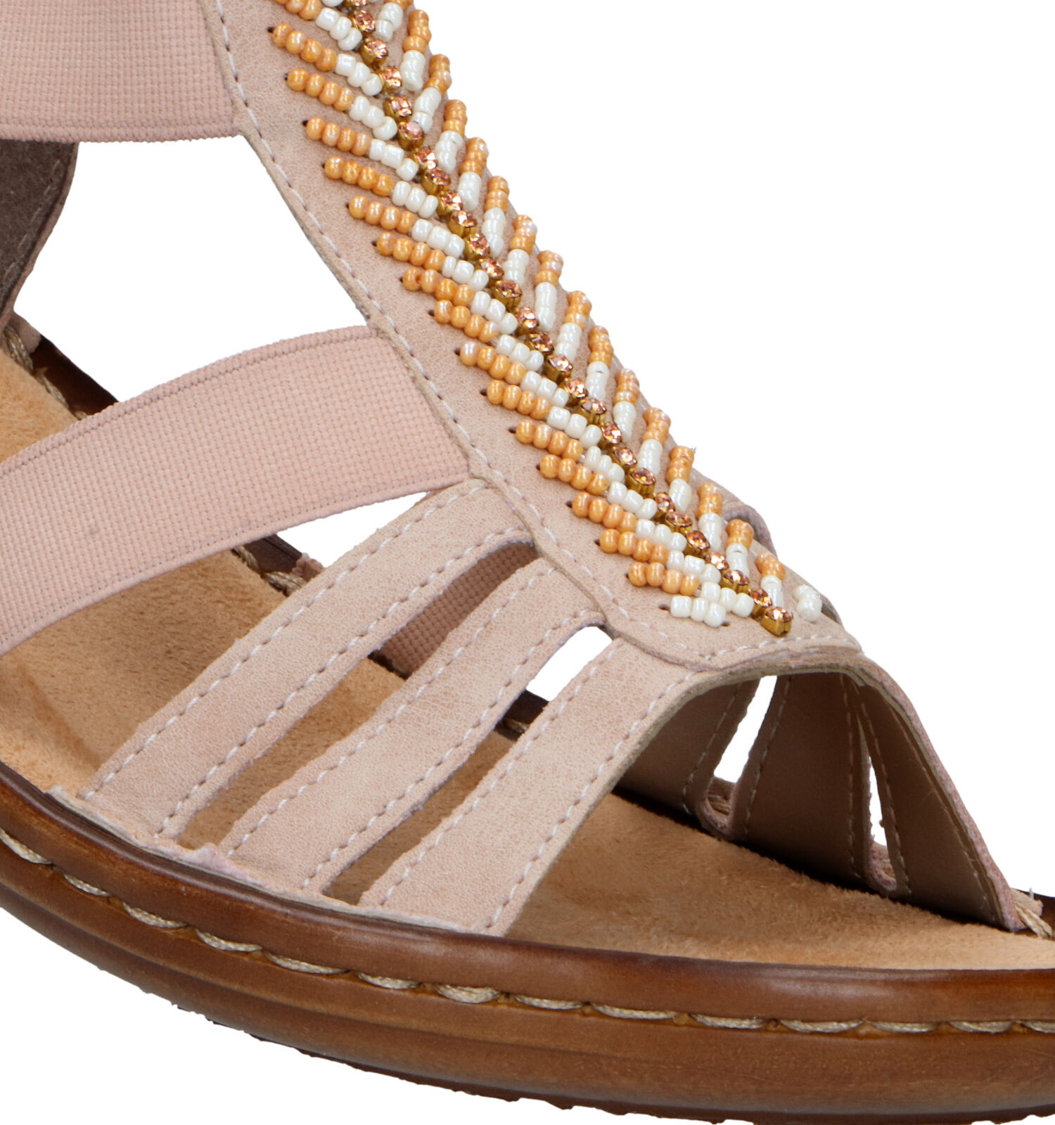 Rieker Roze Sandalen Dames Sandalen Online op TORFS.BE