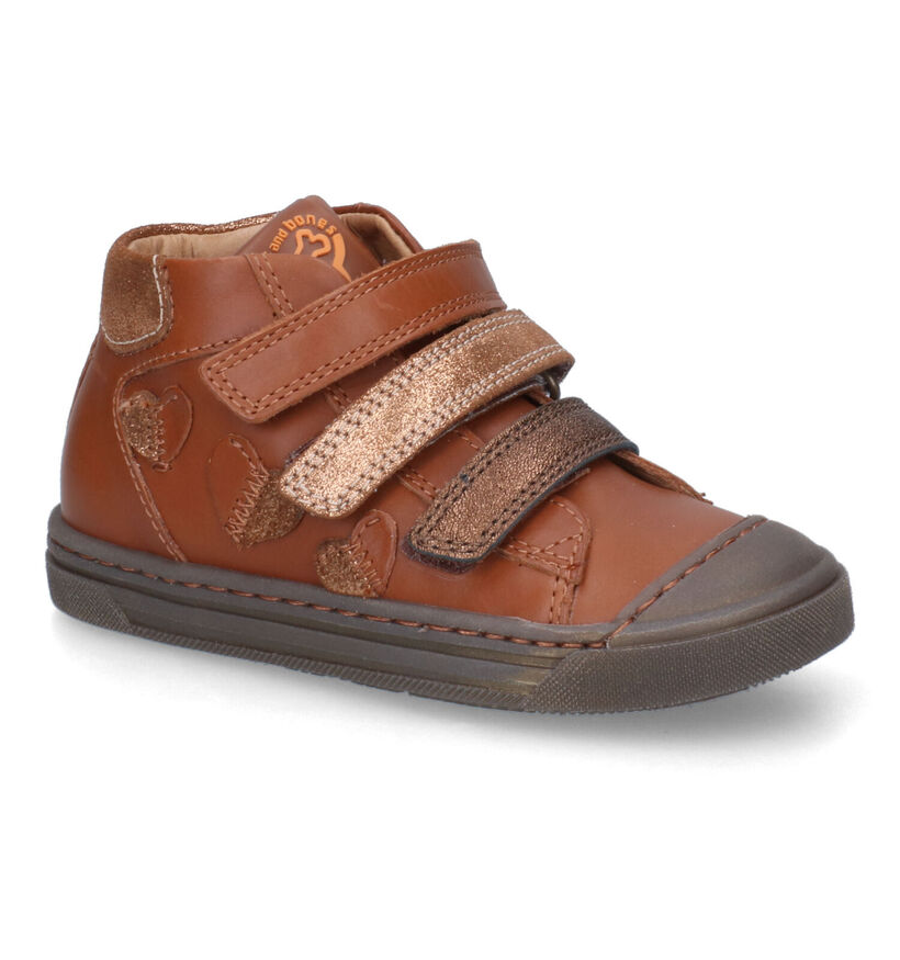 STONES and BONES Melan Bottines en Cognac pour filles (314578)