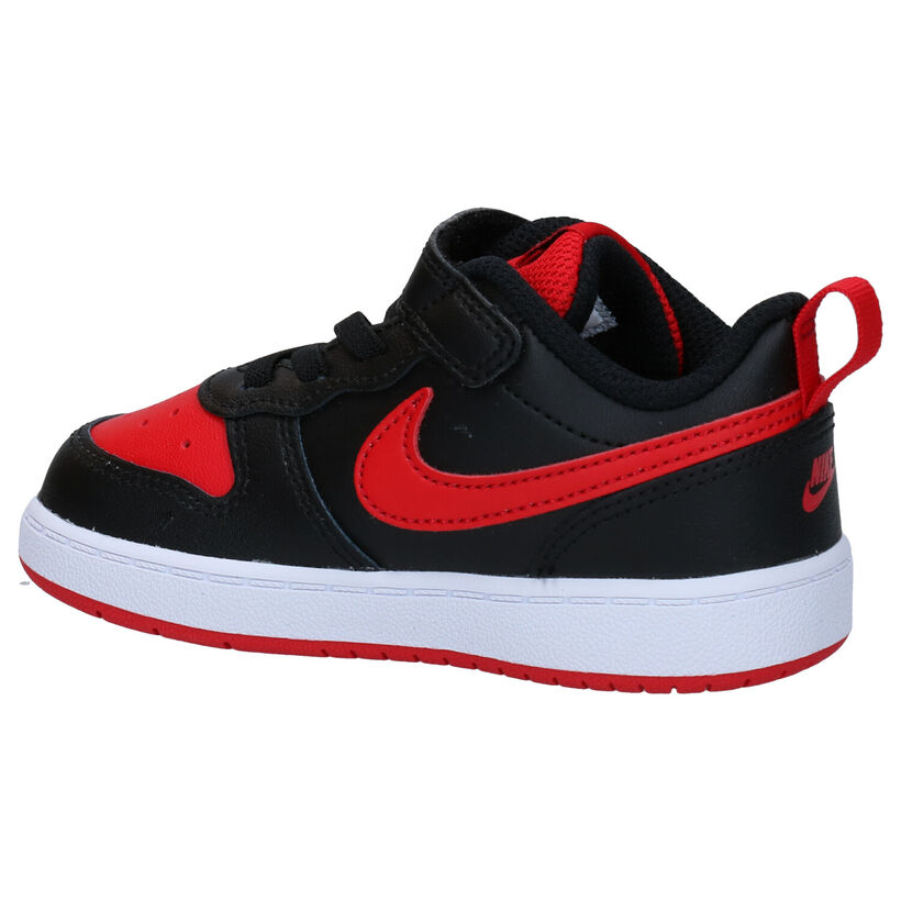 Nike Court Borough Baskets en Noir pour filles, garçons (325381)