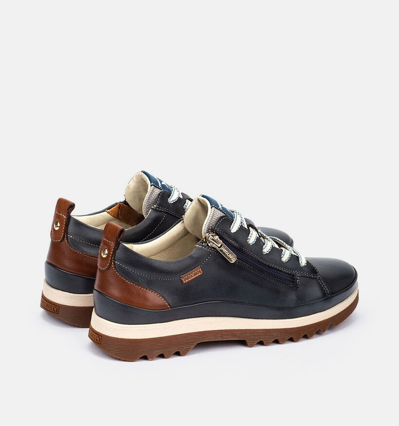Pikolinos Vigo Chaussures &agrave; lacets en Bleu fonc&eacute; pour femmes (379229) - pour semelles orthop&eacute;diques