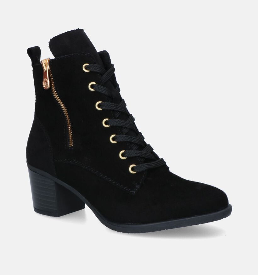 Rieker Bottines à lacets en Noir pour femmes (315932)