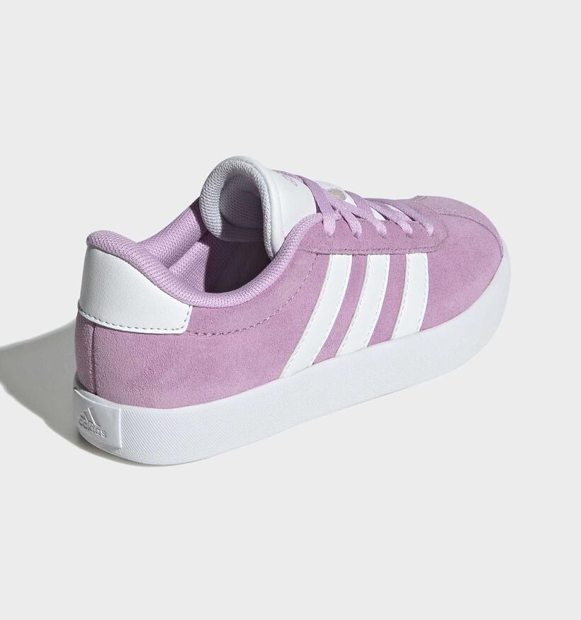 adidas VL Court 3.0 Baskets en Violet pour filles (366886) - pour semelles orthop&eacute;diques