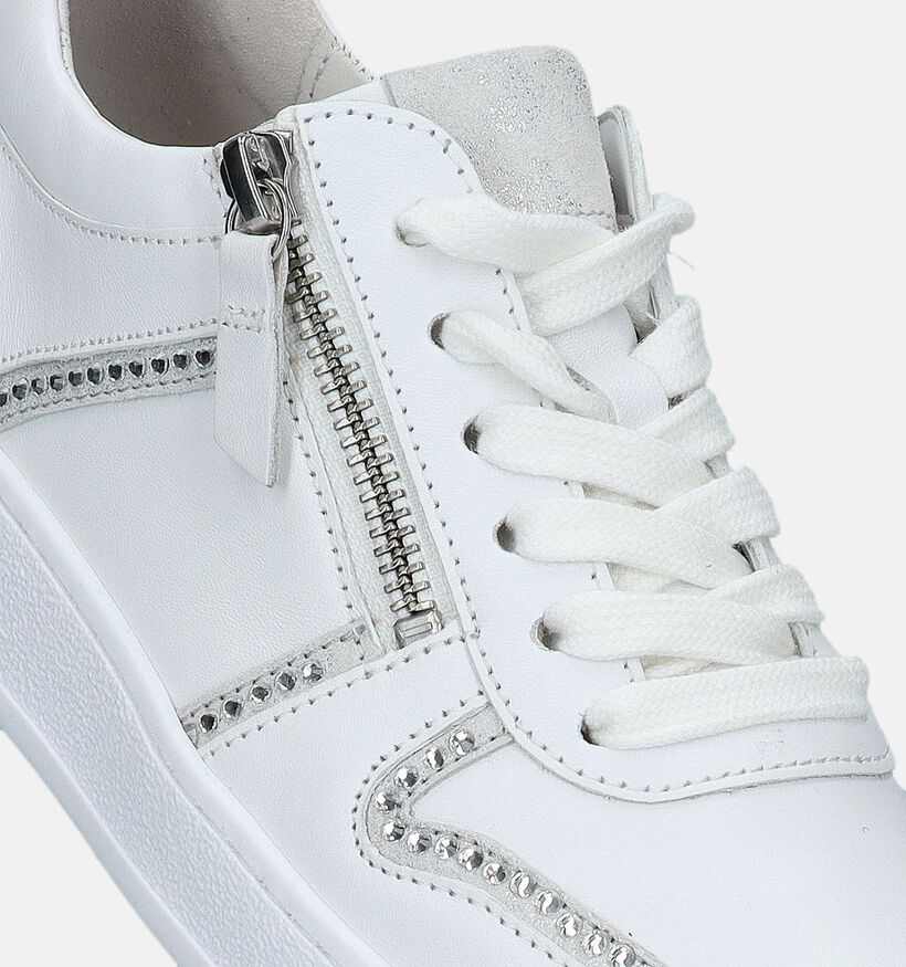 Gabor Witte Sneakers voor dames (339520) - geschikt voor steunzolen