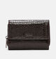 Tamaris Marina Snake Porte-monnaie zipp&eacute; en Brun fonc&eacute; pour femmes (378797)