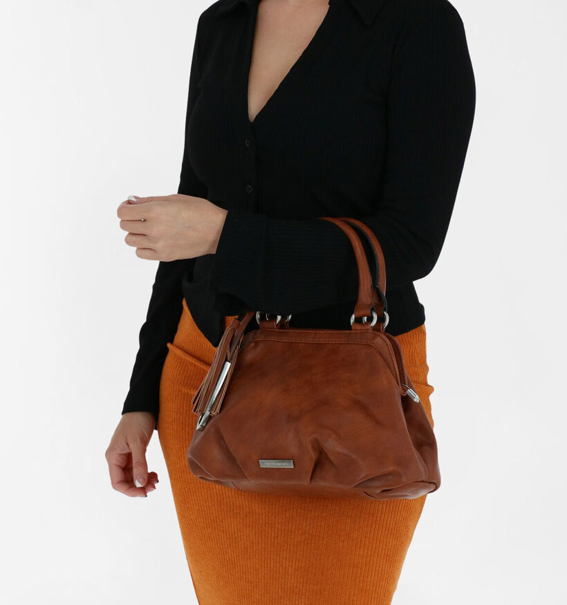 Emily & Noah Bruine Crossbody Tas in kunstleer (282190)