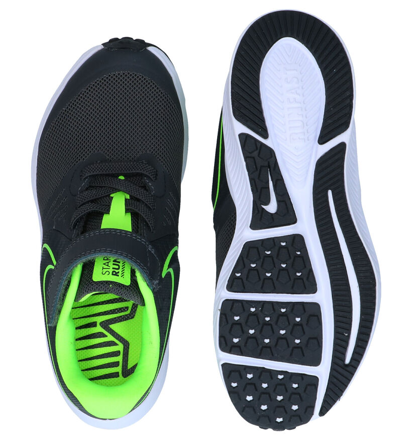 Nike Star Runner 2 Baskets en Noir en textile (277520)