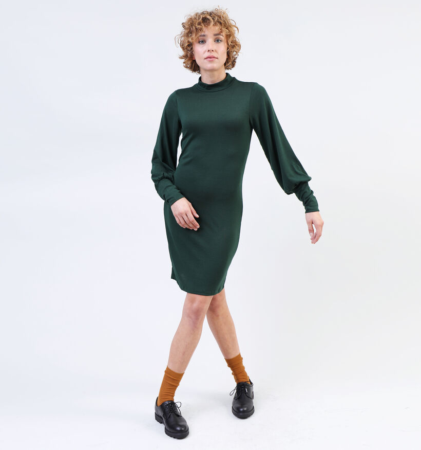 Vero Moda Malena Robe Pull en Vert pour femmes (340568)