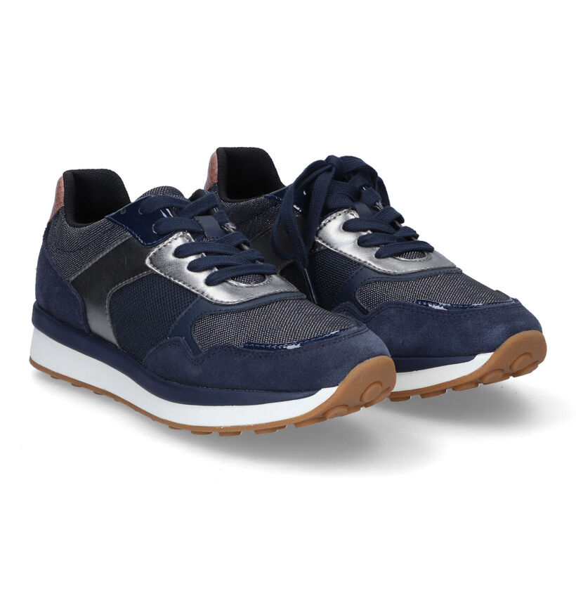 Geox Runntix Blauwe Sneakers voor dames (316113) - geschikt voor steunzolen