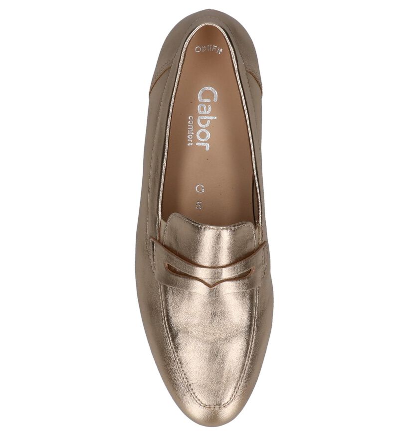 Gabor Optifit Gouden Loafers in leer (216113)