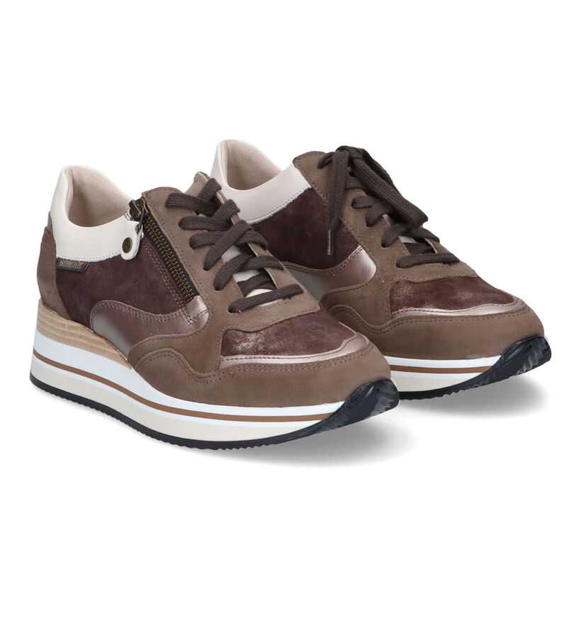 Mephisto Olimpia Baskets en Vert Kaki pour femmes (346082) - pour semelles orthopédiques