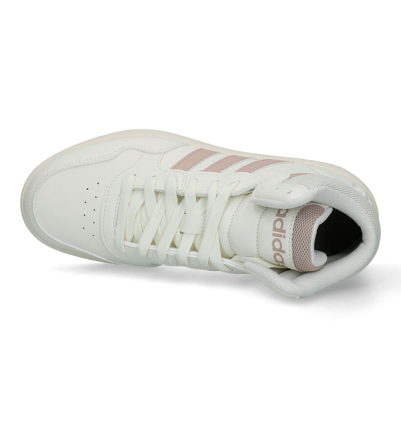 adidas Hoops 3.0 Mid Ecru Sneakers voor dames (324496)