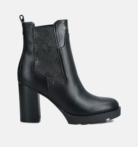 Guess Nealle Bottines à talons en Noir pour femmes (362360)