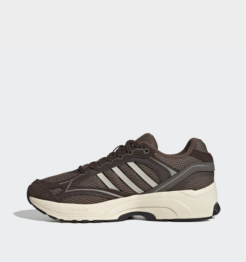 adidas Spiritain 2000 Baskets basses en Brun fonc&eacute; pour hommes (375294) - pour semelles orthop&eacute;diques