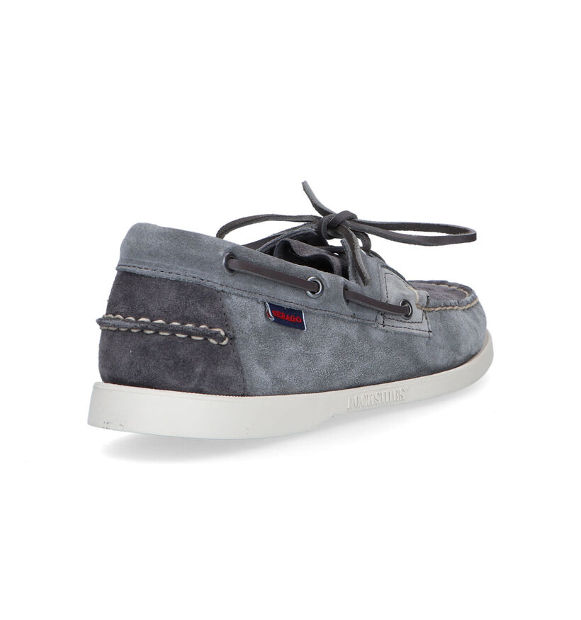 Sebago Dockside Chaussures bateau en Gris pour hommes (320915)