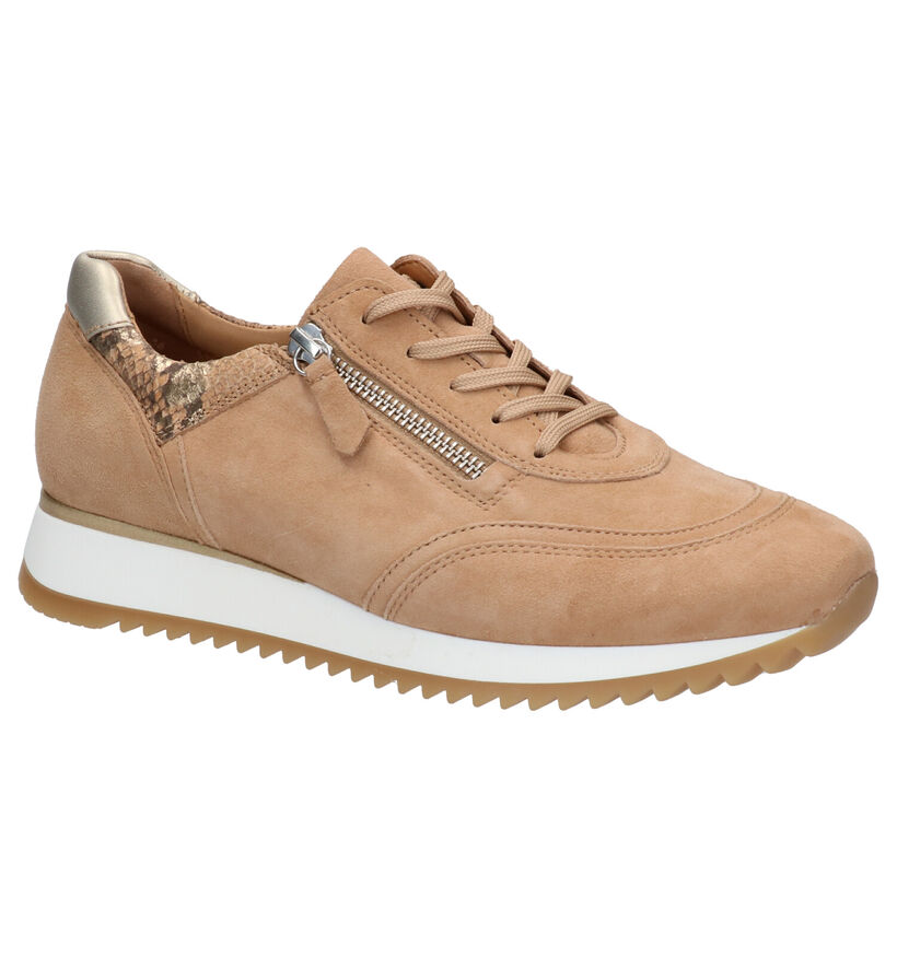 Gabor Optifit Cognac Sneakers in daim (271535)