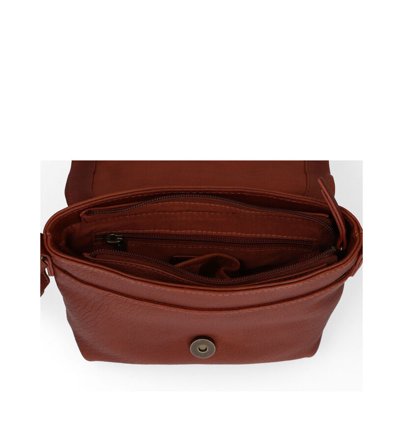 Burkely Ranger Cognac Crossbody Tas in leer (312237)