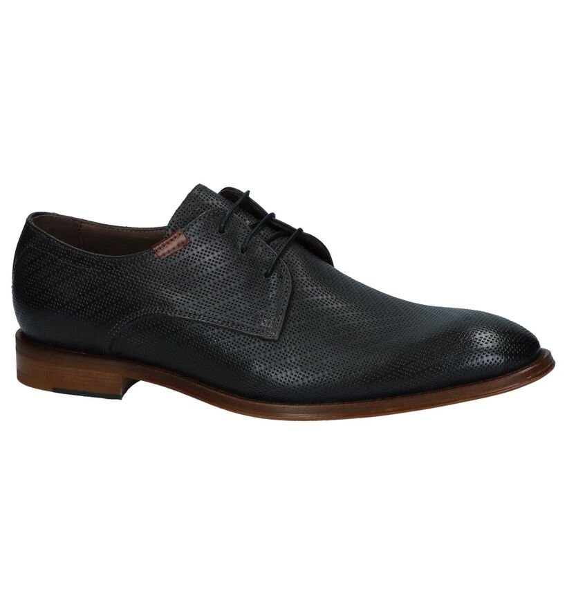 Via Borgo Chaussures habillées en Gris foncé en cuir (242653)