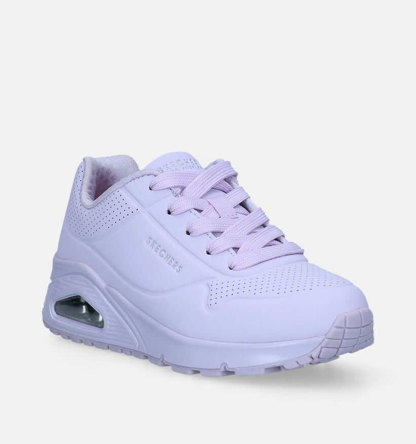 Skechers Uno Baskets en Lilas pour filles (345361)